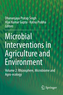 Couverture de l’ouvrage Microbial Interventions in Agriculture and Environment