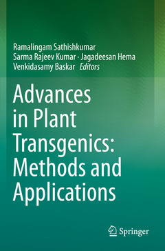 Cover of the book Advances in Plant Transgenics: Methods and Applications