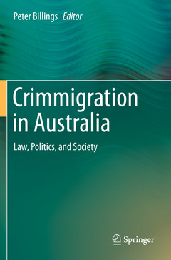 Couverture de l’ouvrage Crimmigration in Australia