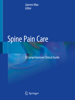 Couverture de l’ouvrage Spine Pain Care