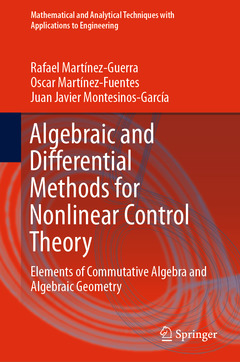 Couverture de l’ouvrage Algebraic and Differential Methods for Nonlinear Control Theory