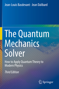 Couverture de l’ouvrage The Quantum Mechanics Solver
