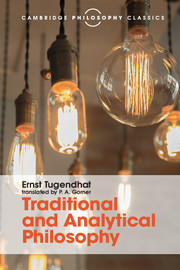 Cover of the book Traditional and Analytical Philosophy