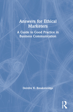 Couverture de l’ouvrage Answers for Ethical Marketers