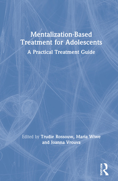 Couverture de l’ouvrage Mentalization-Based Treatment for Adolescents