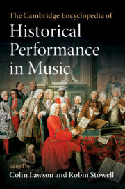 Couverture de l’ouvrage The Cambridge Encyclopedia of Historical Performance in Music