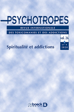 Couverture de l’ouvrage Psychotropes 2020/1 - Spiritualité et addictions