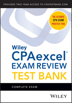 Cover of the book Wiley CPAexcel Exam Review 2021 Test Bank