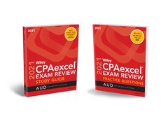 Couverture de l’ouvrage Wiley CPAexcel Exam Review 2021 Study Guide + Question Pack