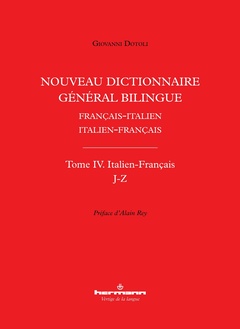 Couverture de l’ouvrage Nouveau dictionnaire général bilingue français-italien/italien-français, tome IV