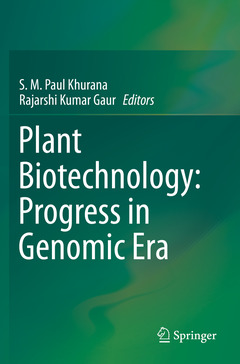 Couverture de l’ouvrage Plant Biotechnology: Progress in Genomic Era