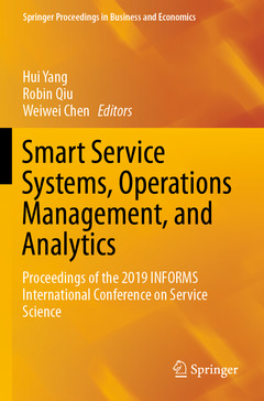 Couverture de l’ouvrage Smart Service Systems, Operations Management, and Analytics