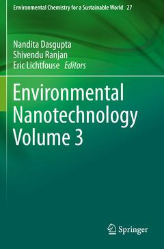 Couverture de l’ouvrage Environmental Nanotechnology Volume 3