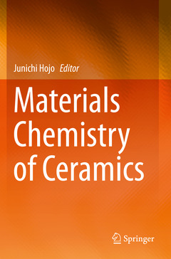 Couverture de l’ouvrage Materials Chemistry of Ceramics