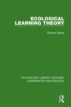 Couverture de l’ouvrage Ecological Learning Theory