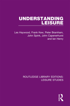 Cover of the book Understanding Leisure