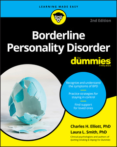 Couverture de l’ouvrage Borderline Personality Disorder For Dummies