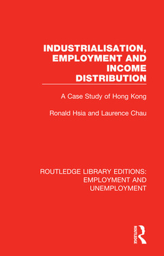 Couverture de l’ouvrage Industrialisation, Employment and Income Distribution
