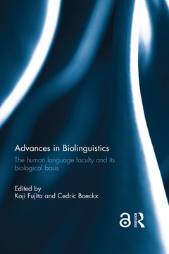 Couverture de l’ouvrage Advances in Biolinguistics