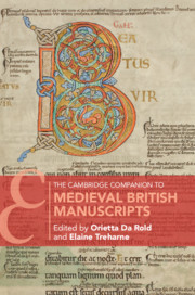 Couverture de l’ouvrage The Cambridge Companion to Medieval British Manuscripts