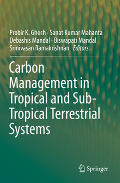 Couverture de l’ouvrage Carbon Management in Tropical and Sub-Tropical Terrestrial Systems