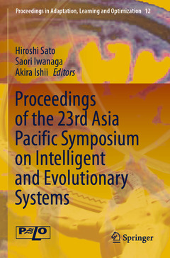 Couverture de l’ouvrage Proceedings of the 23rd Asia Pacific Symposium on Intelligent and Evolutionary Systems
