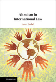 Cover of the book Altruism in International Law