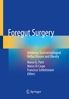 Couverture de l’ouvrage Foregut Surgery