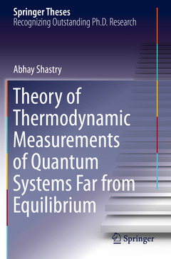 Cover of the book Theory of Thermodynamic Measurements of Quantum Systems Far from Equilibrium