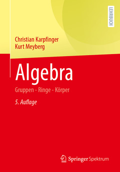 Cover of the book Algebra
