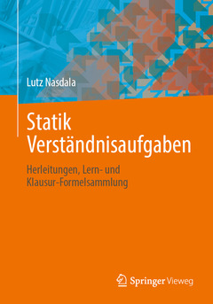 Couverture de l’ouvrage Statik Verständnisaufgaben