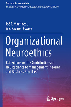 Cover of the book Organizational Neuroethics