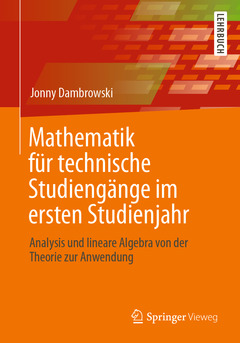 Couverture de l’ouvrage Mathematik für technische Studiengänge im ersten Studienjahr