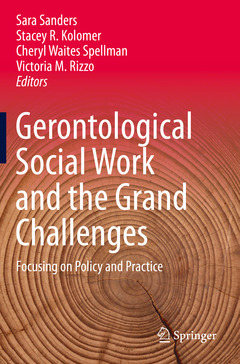 Couverture de l’ouvrage Gerontological Social Work and the Grand Challenges