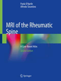 Couverture de l’ouvrage MRI of the Rheumatic Spine