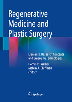 Couverture de l’ouvrage Regenerative Medicine and Plastic Surgery
