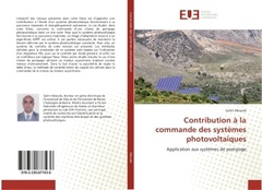 Couverture de l’ouvrage Contribution A la commande des systemes photovoltaïques