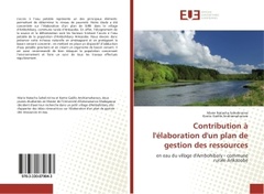 Couverture de l’ouvrage Contribution A l'elaboration d'un plan de gestion des ressources