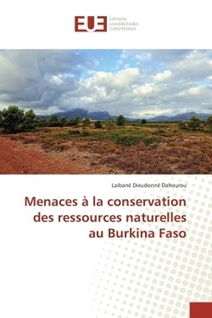Couverture de l’ouvrage Menaces à la conservation des ressources naturelles au Burkina Faso