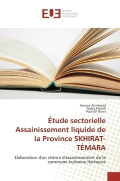 Couverture de l’ouvrage Étude sectorielle Assainissement liquide de la Province SKHIRAT-TÉMARA