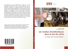 Couverture de l’ouvrage Les résidus d'antibiotiques dans le lait de vache