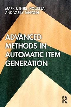 Couverture de l’ouvrage Advanced Methods in Automatic Item Generation