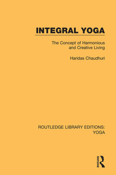 Couverture de l’ouvrage Integral Yoga
