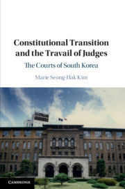 Cover of the book Constitutional Transition and the Travail of Judges
