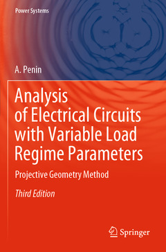 Cover of the book Analysis of Electrical Circuits with Variable Load Regime Parameters