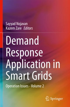 Couverture de l’ouvrage Demand Response Application in Smart Grids