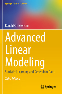 Couverture de l’ouvrage Advanced Linear Modeling