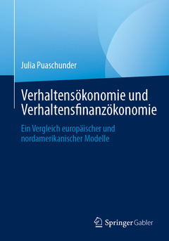 Cover of the book Verhaltensökonomie und Verhaltensfinanzökonomie