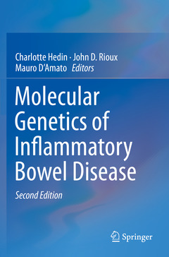 Couverture de l’ouvrage Molecular Genetics of Inflammatory Bowel Disease