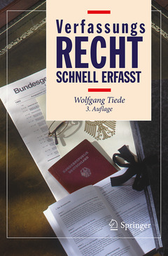 Couverture de l’ouvrage Verfassungsrecht - Schnell erfasst